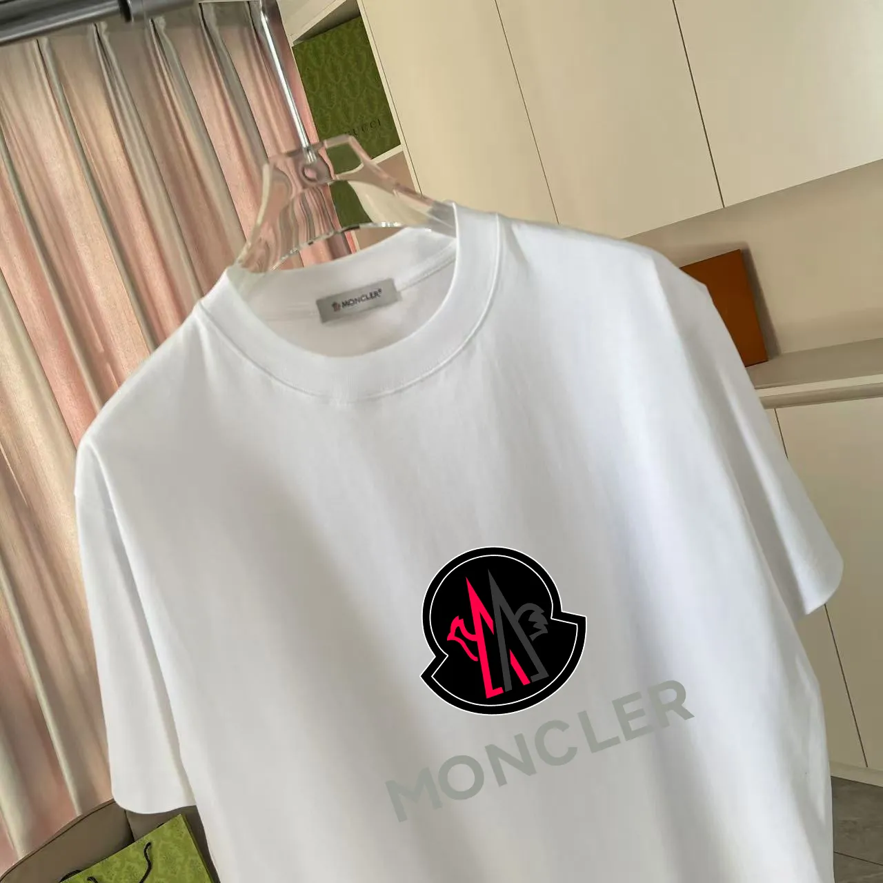 Moncle* 2025 New Arrival logo 300 t Same Style Size：S M L XL XXL ：Black White Blue Gray